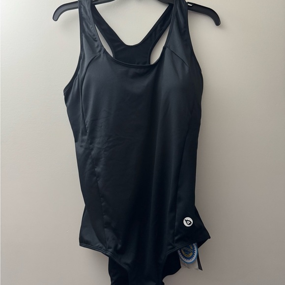 Baleaf Black One-Piece Racerback Swimsuit - Picture 3 of 8